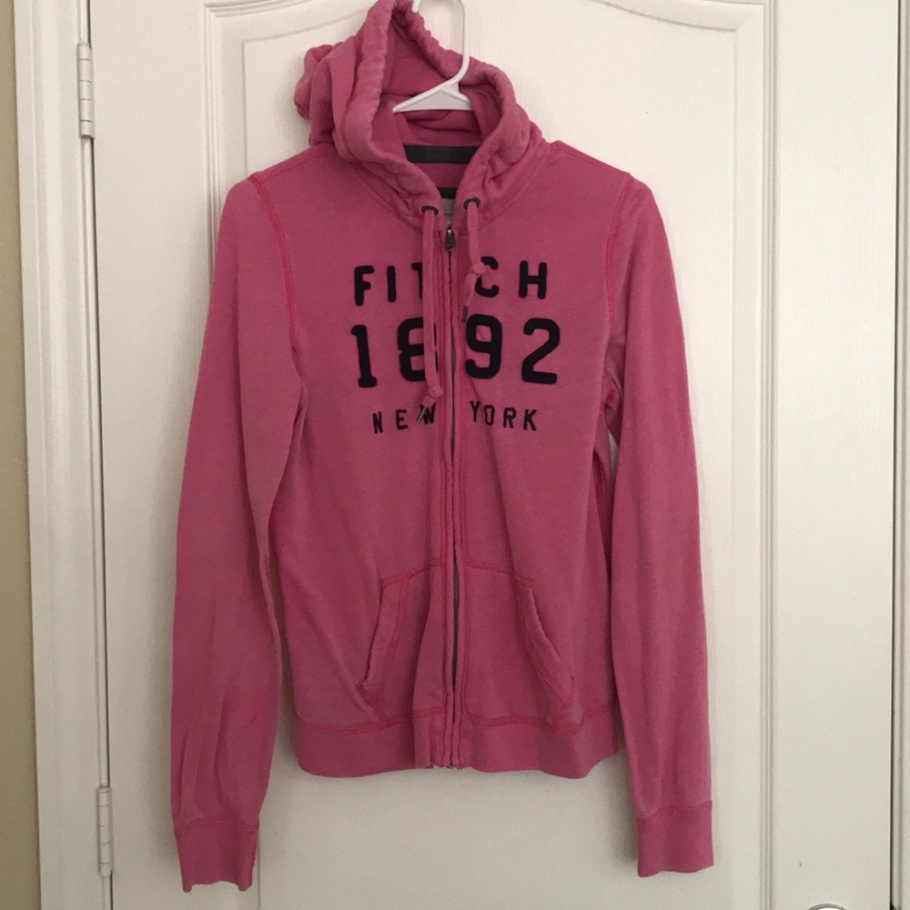 Abercrombie & Fitch vintage style zip up hoodie